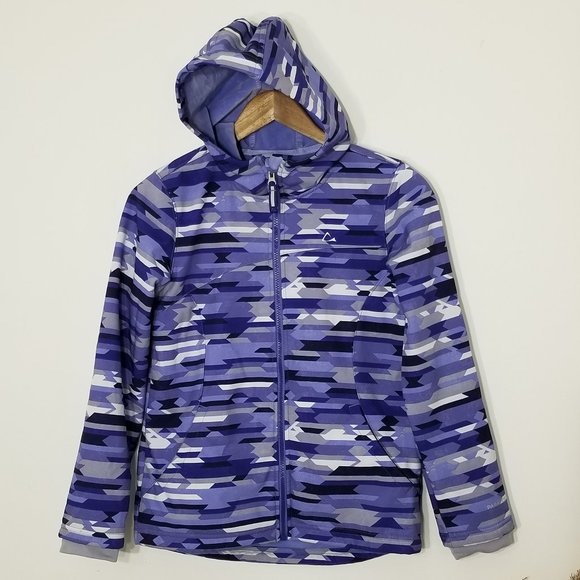 Paradox Other - Paradox | Purple Geometric Print Zippered Jacket